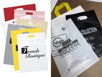 Plastic Bag Packaging Jenama Sendiri - Label Mini